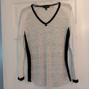 🇨🇦 Parkhurst Black/Off-White/Grey Lightweight Sweater